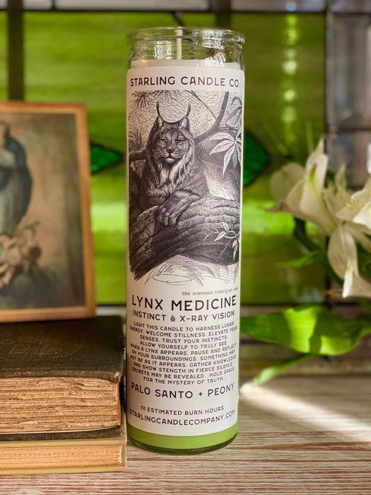 Lynx Medicine Candle